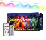 BEL+2.4G 50ft 30led RGB Color Changing Outdoor Eaves Lights Can the brightness be adjusted?
