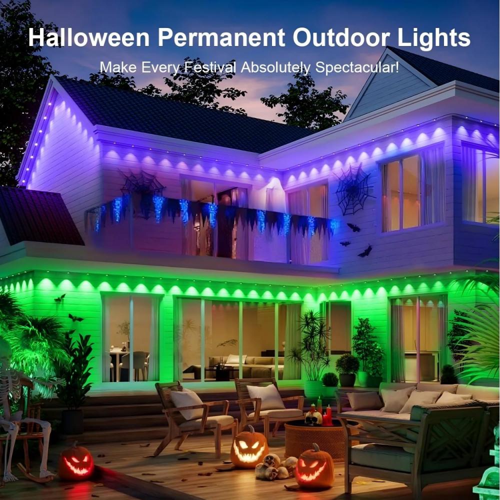 200ft 100led Smart RGB Outdoor Lights IP67