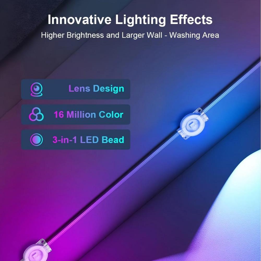 200ft 100led Smart RGB Outdoor Lights IP67