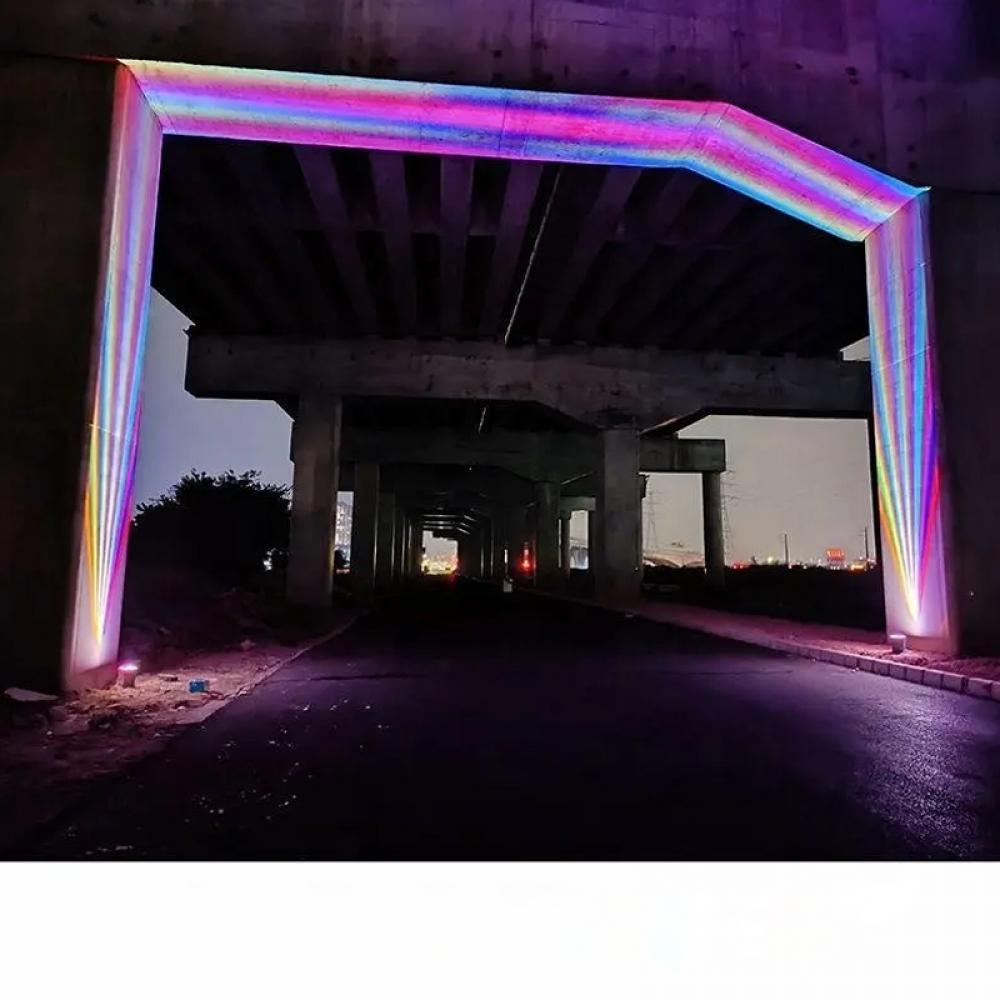 Solar Aluminum 20W RGB Dyed Casting Lamp