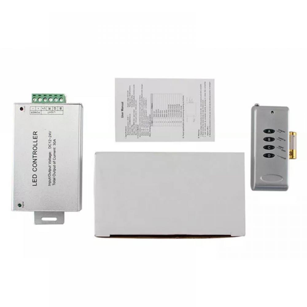 DC12-24V RF 4Key RGB LED Controller 3CH