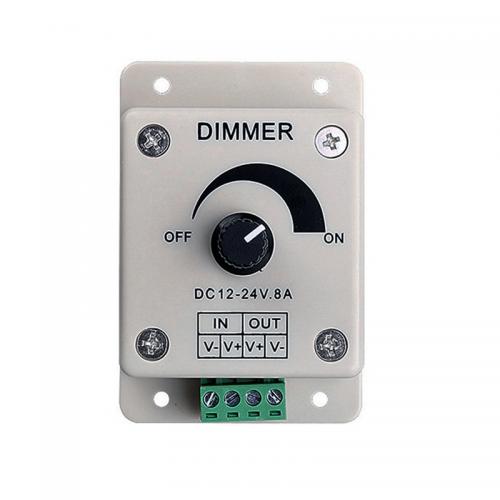 White DC12-24V 8A LED Dimmer 1CH