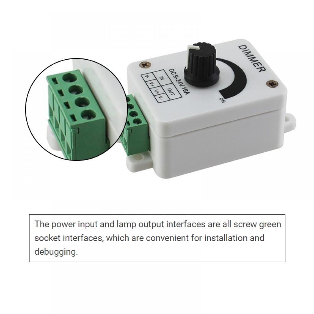 DC9-24V LED Dimmer Switch 16A