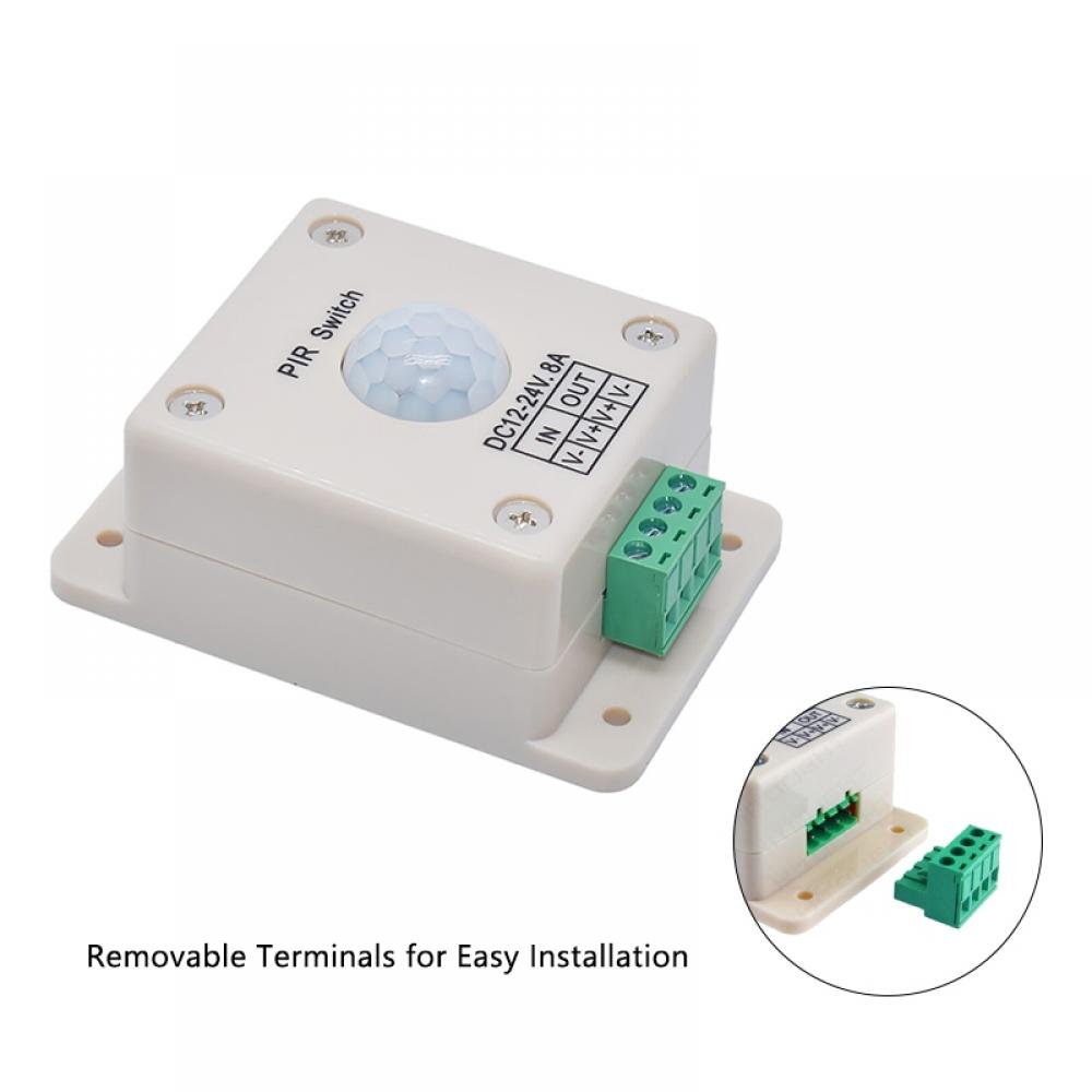 DC12-24V 8A PIR Switch Infrared Motion Sensor