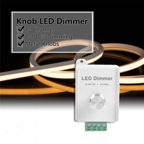 DC12-24V 10A Knob LED Dimmer Switch