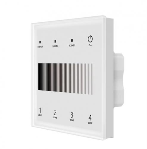 TD1-4SH 100-240VAC 4 Zone DALI Master Wall Mounted Touch Panel