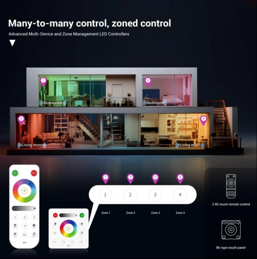 5-24V SP533E 3CH PWM RGB IoT LED Controller Max 12A