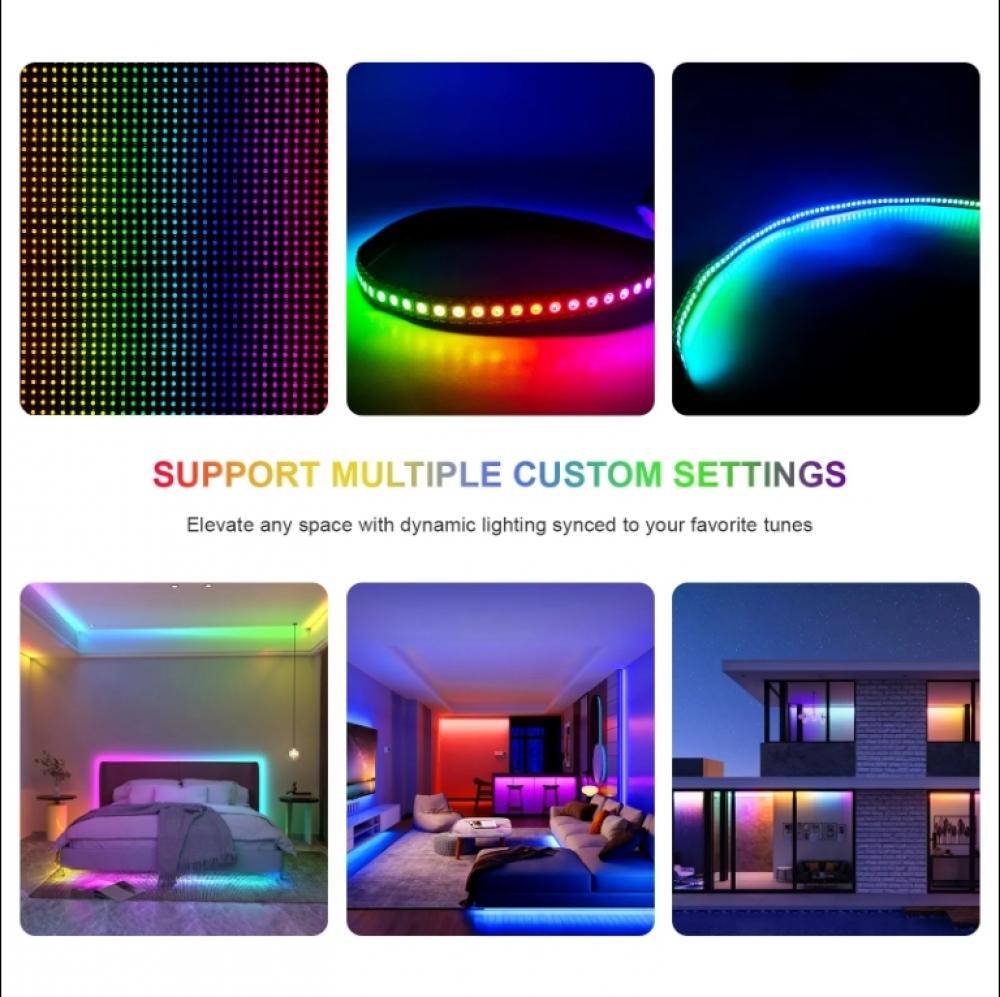 5-24V SP538E SPI RGB IoT LED Controller WiFi/BT/RF/Smart Speaker Max Pixel 1200