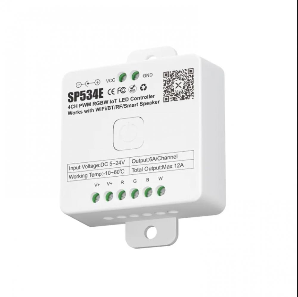 5-24V SP534E 4CH PWM RGBW IoT LED Controller Max 12A
