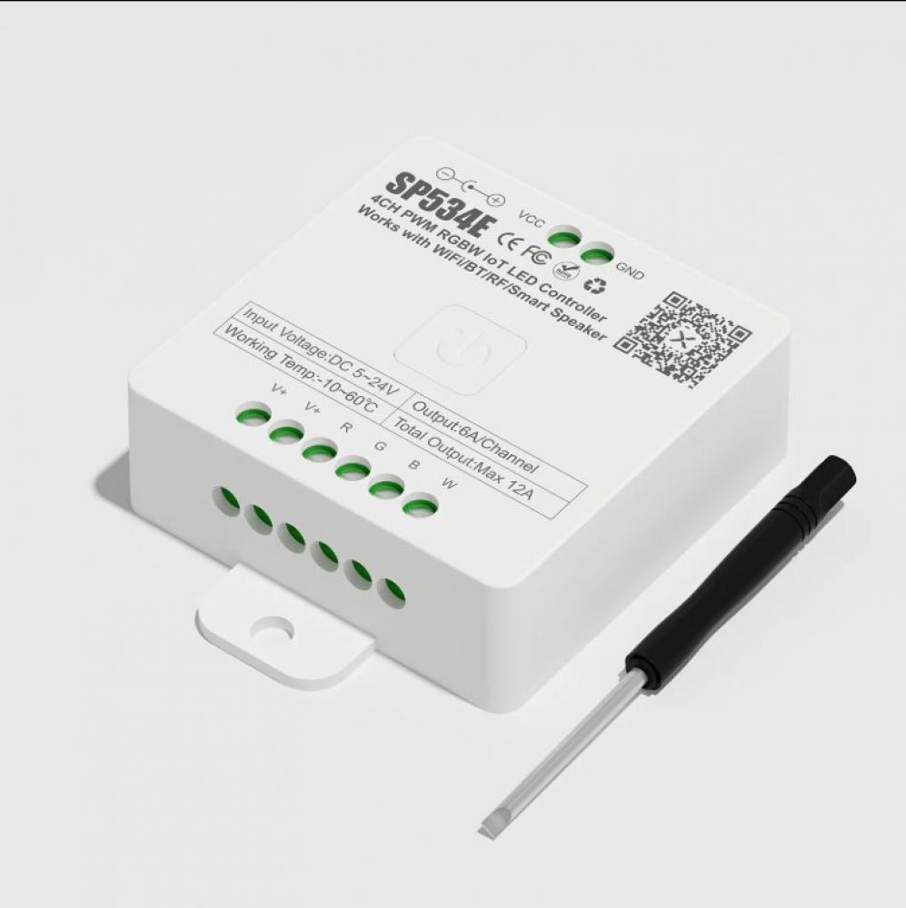 5-24V SP534E 4CH PWM RGBW IoT LED Controller Max 12A