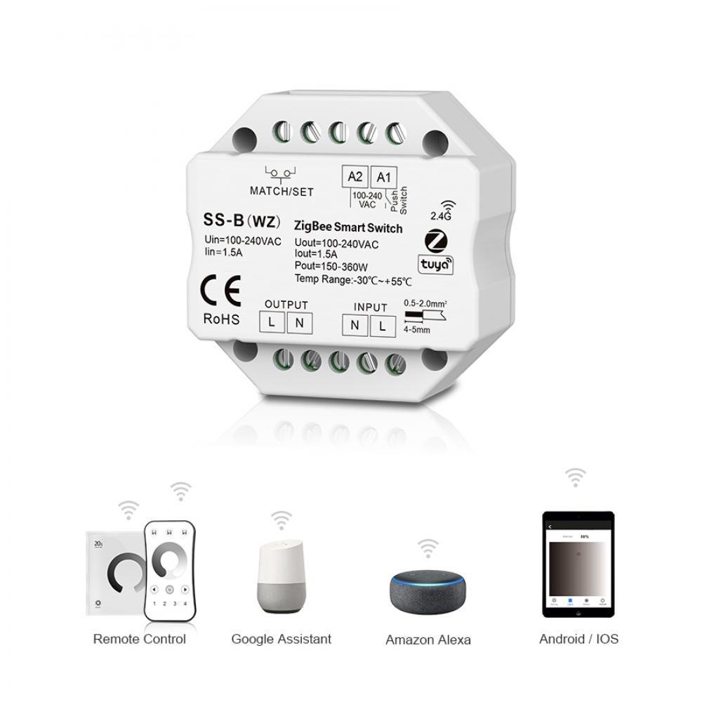 AC100-240V SS-B(WZ) Zigbee Smart Switch