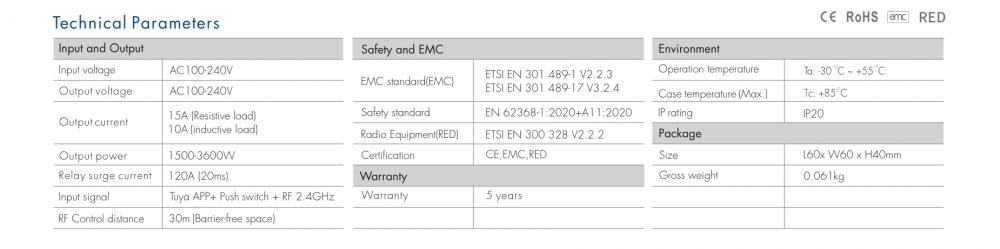 AC100-240V SS-L(WZ) Zigbee & RF Smart Switch DALI Dimmer