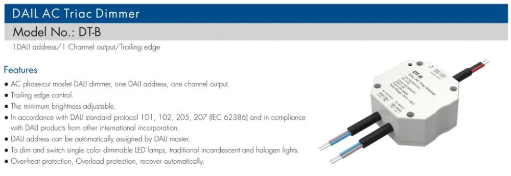AC100-240V DT-B DALI AC Triac Dimmer