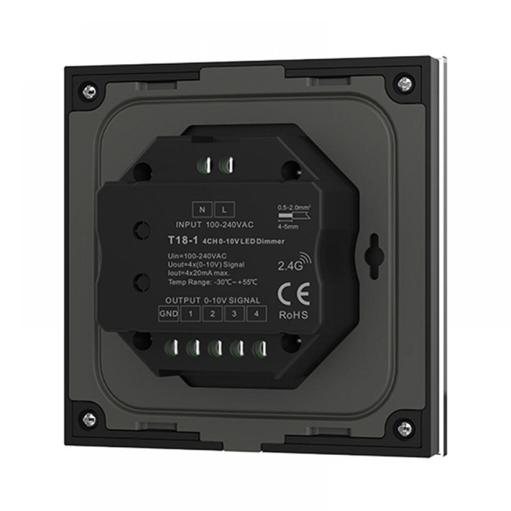 AC100-240V T18-1 4CH 0-10V LED Dimmer Switch
