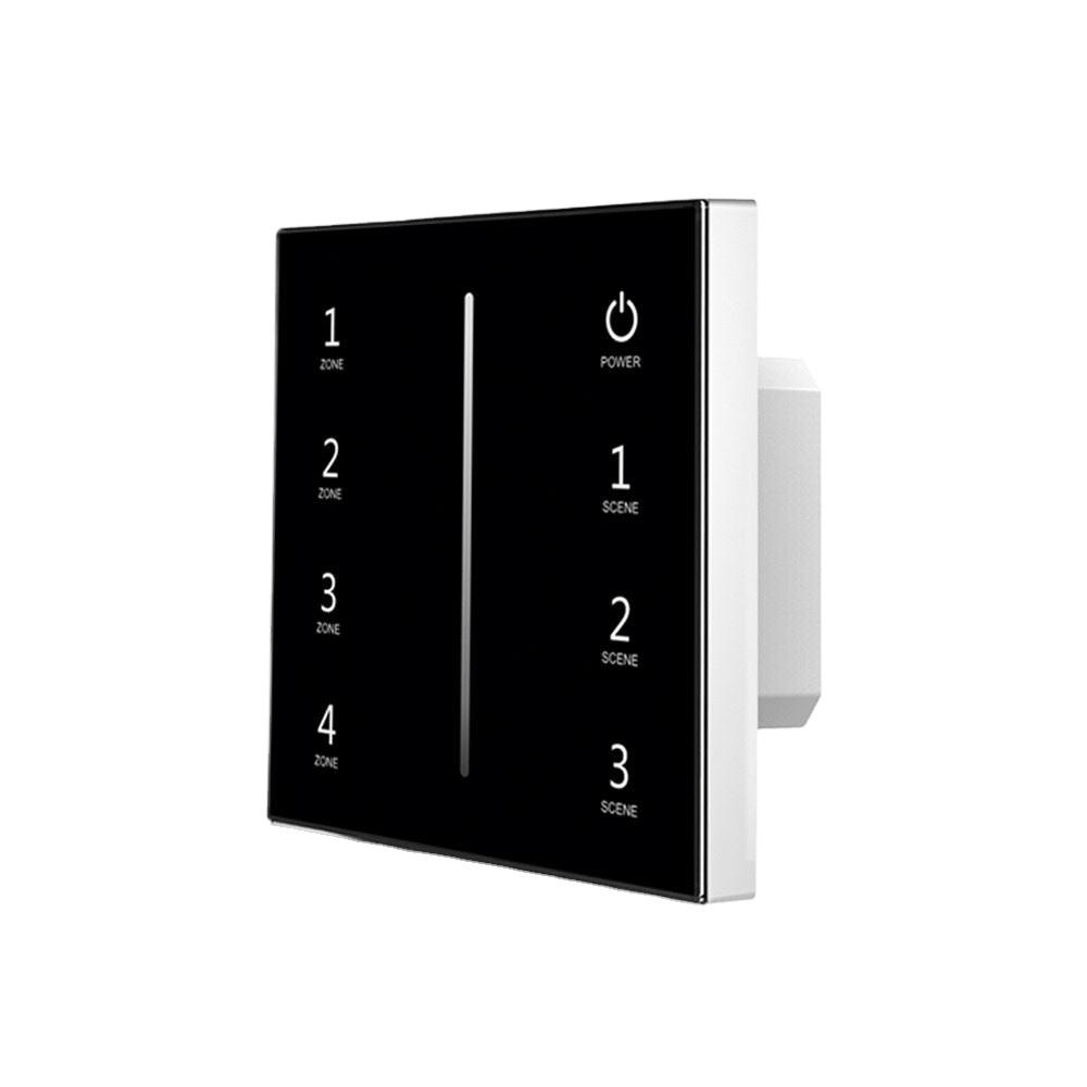 AC100-240V T18-1 4 CH RF Wall Touch Panel Switch Dimmer
