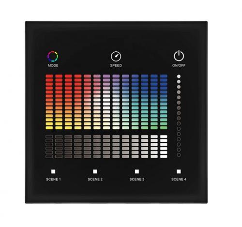 TD4-S 24VDC 4 Sences DT8 RGBW DALI Touch Master Panel