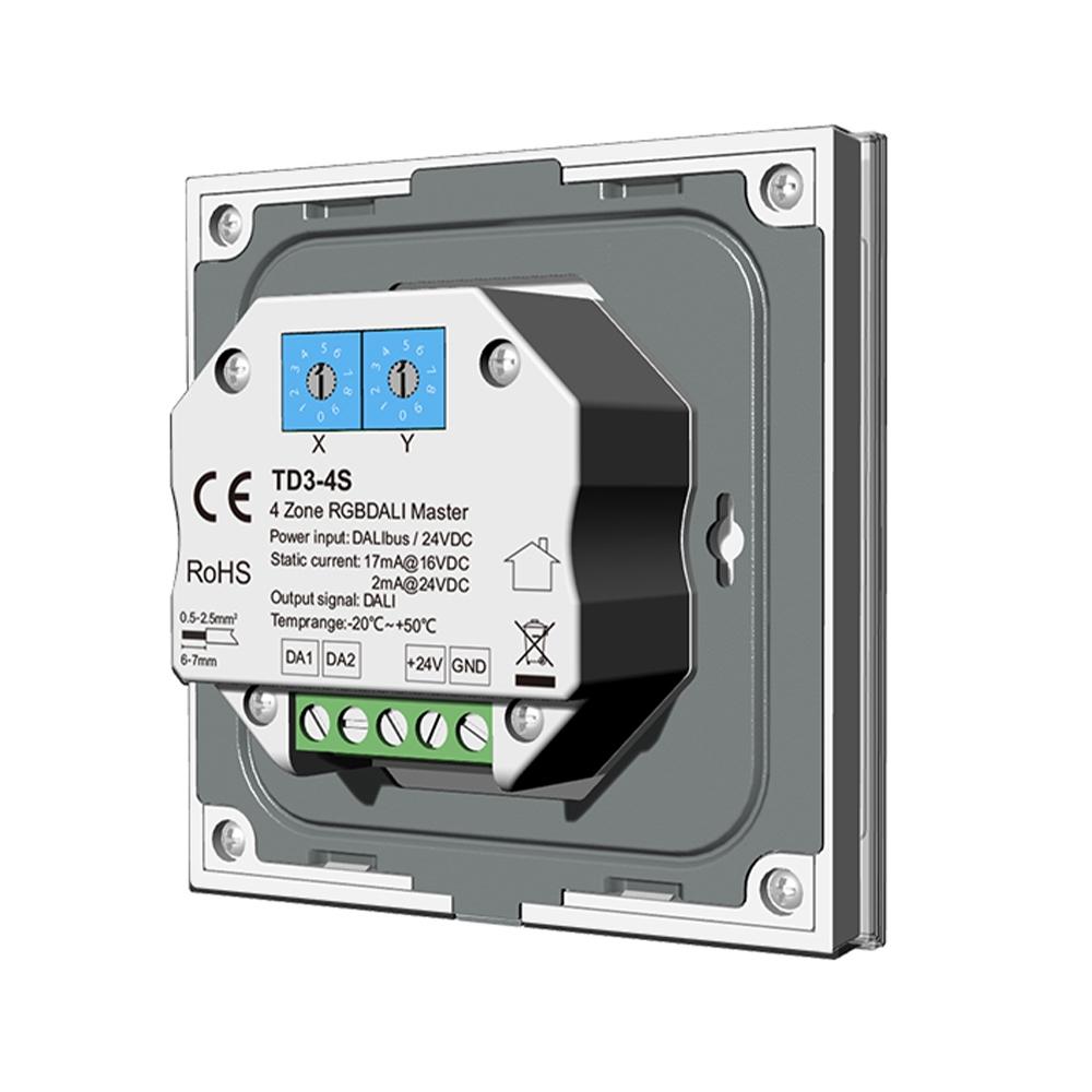TD3-4S DC24V 4 Zone RGBDALI Master
