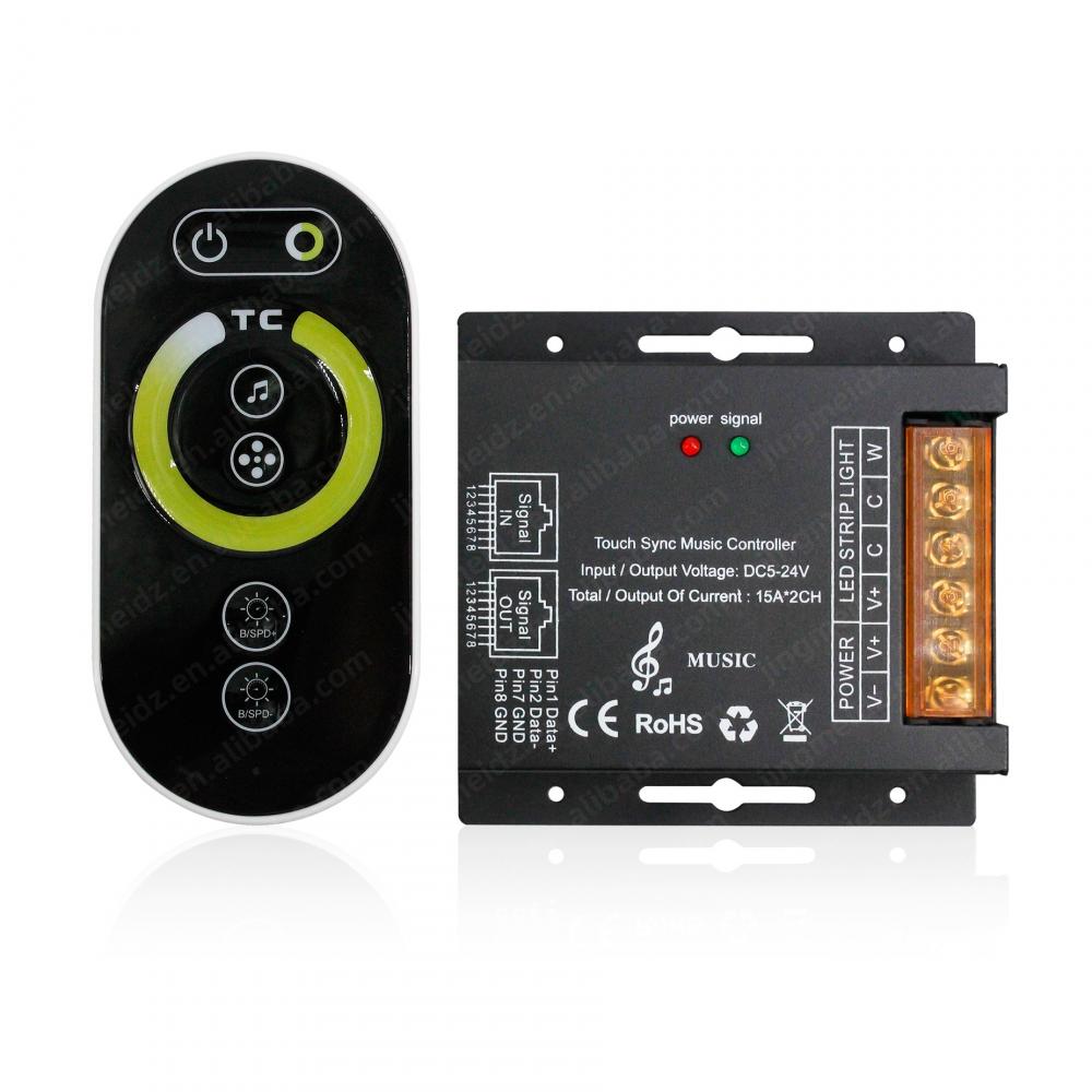 DC5-24V Touch Sync Music Controller 10A*3CH