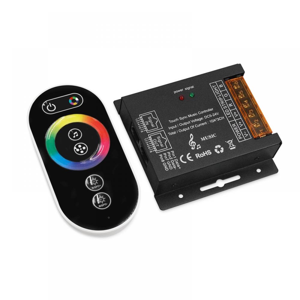 DC5-24V Touch Sync Music Controller 10A*3CH