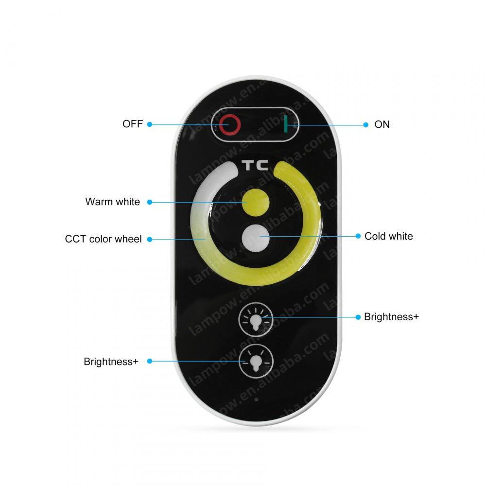 DC5-24V 2.4G WiFi LED CCT Controller Music WW/CW