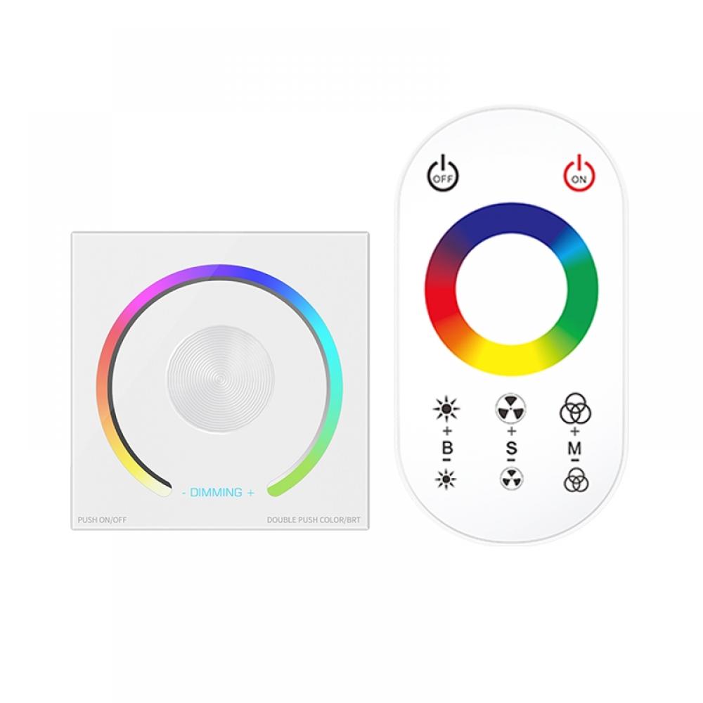 DC12-24V Wall Mounted Knob Panel RGBW Controller