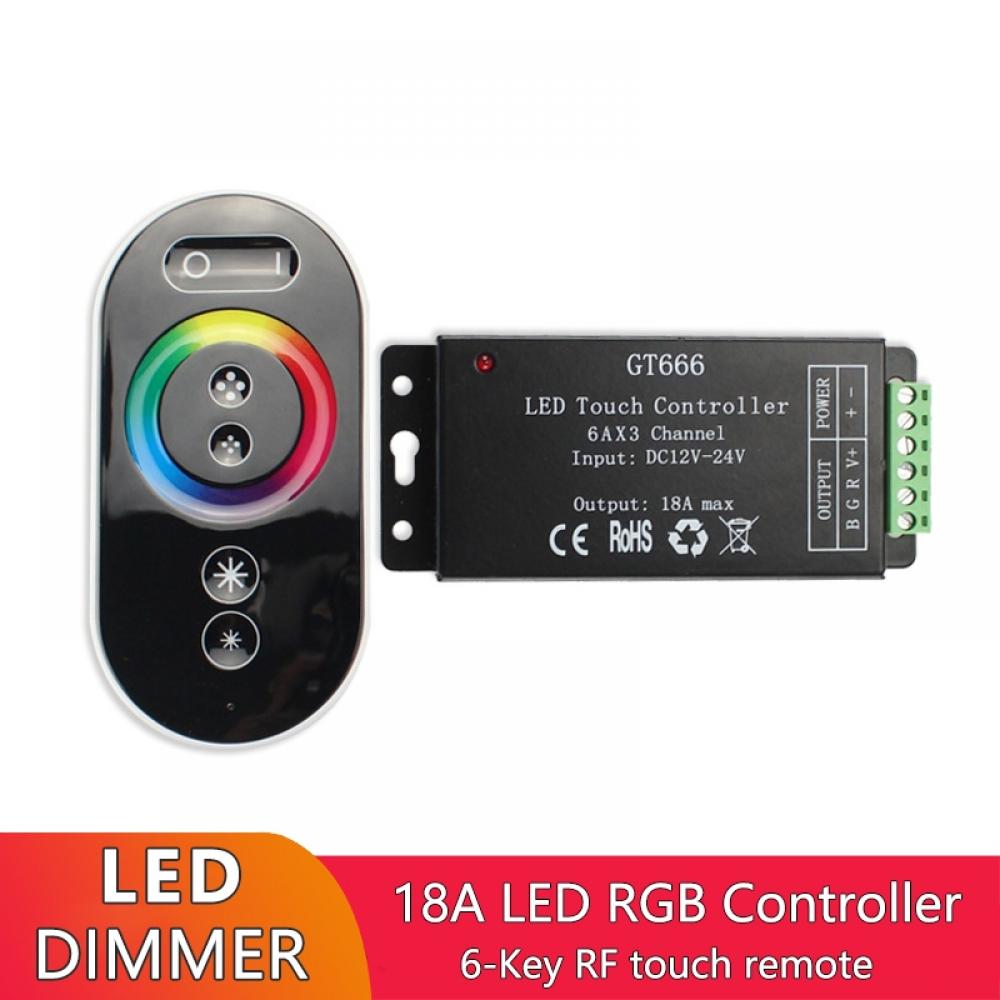 DC12V-24V GT666 LED Touch Controller Max 18A