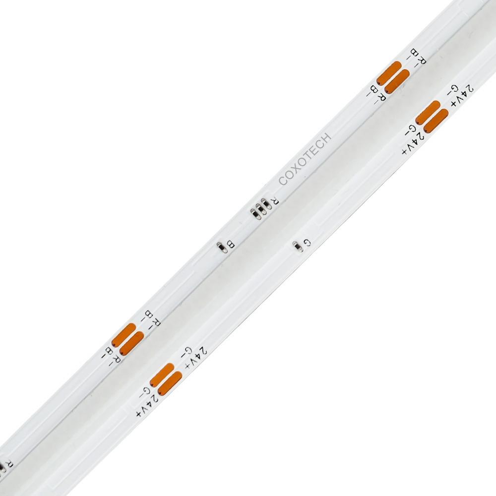 DC24V 1meter 840 LEDs RGBCCT COB Strip Light 12mm