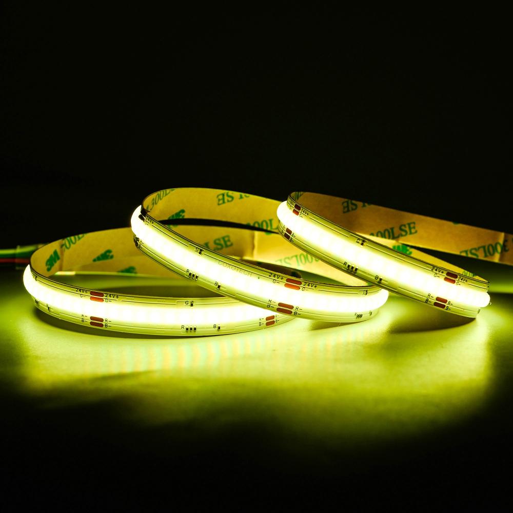 DC24V 1meter 840 LEDs RGBCCT COB Strip Light 12mm