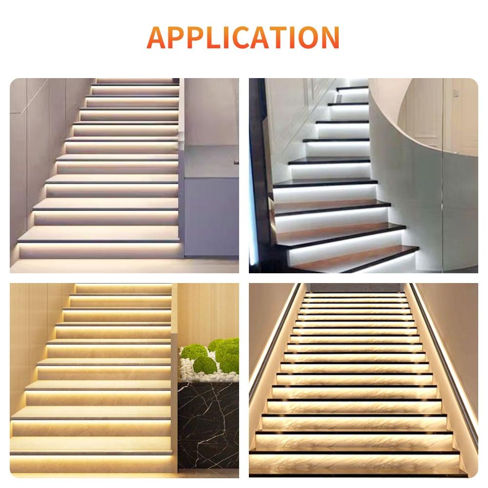 16 Step Stair Motion Sensor Controller LED Lighting Kit