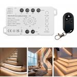 DC12-24V Pixel-2 RGB SPI WIFI Stair Lighting Controller Does this sensor work with any RGB LED strip?
