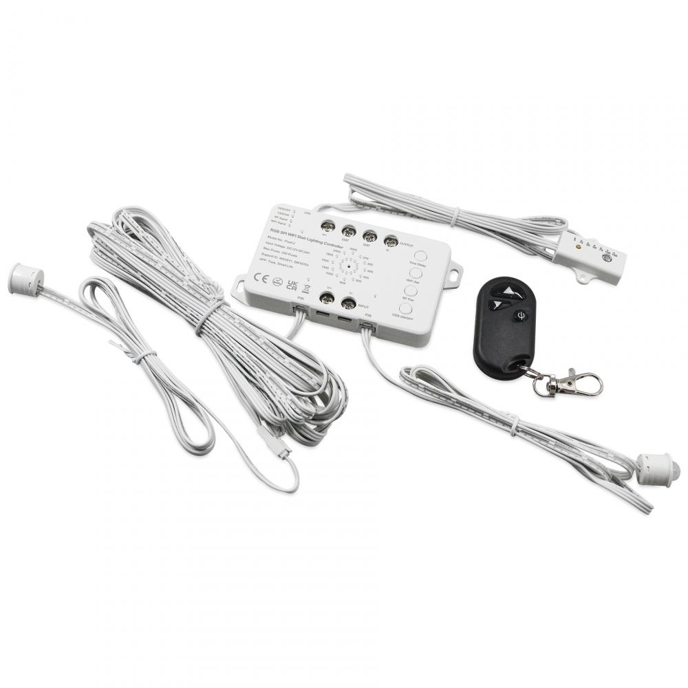 DC12-24V Pixel-2 RGB SPI WIFI Stair Lighting Controller