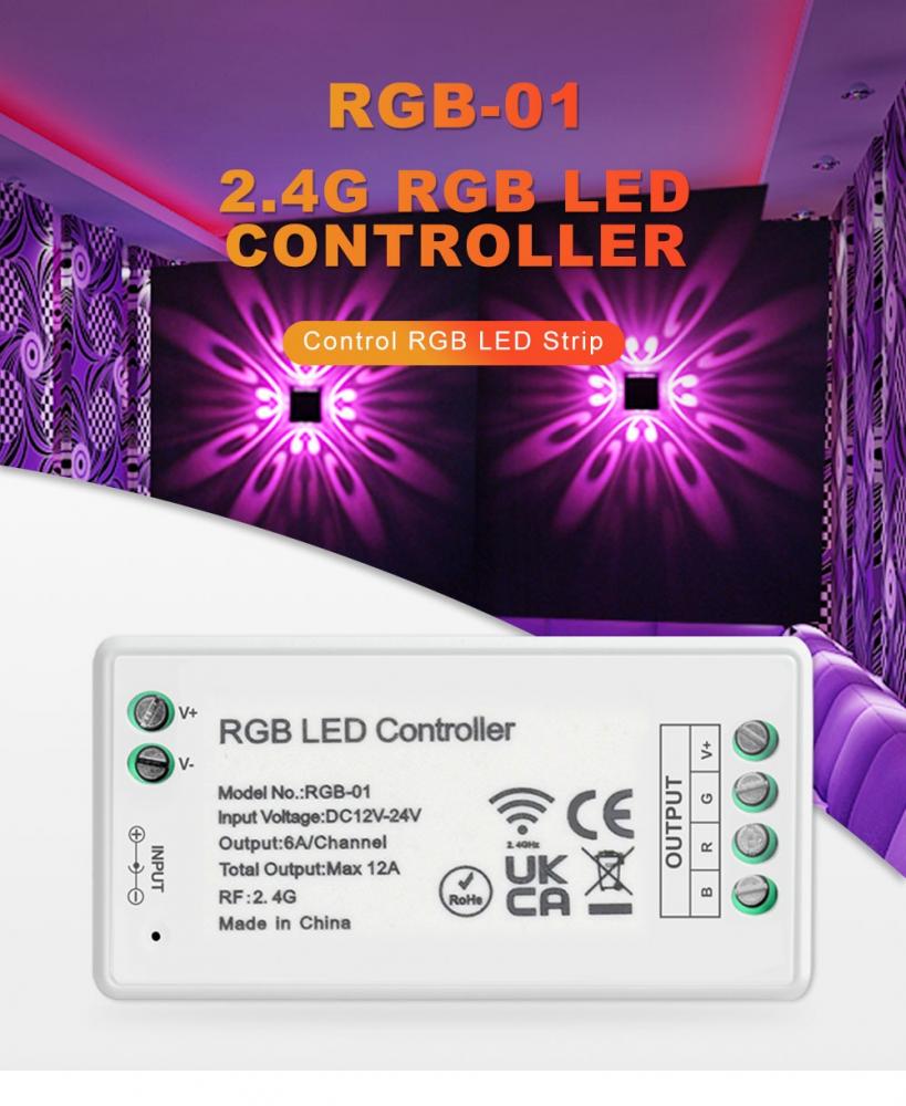 DC12-24V Motion Sensor RGB LED Stair Controller