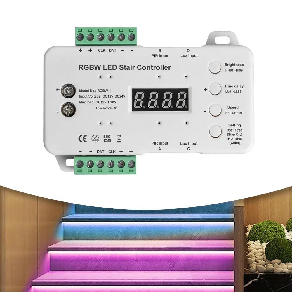 Smart RGBW LED Stair Controller PIR Sensor