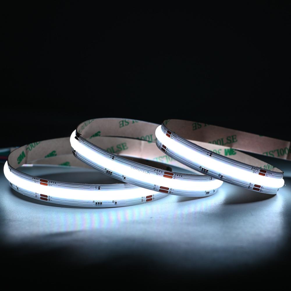 1meter 24V 840 LEDs RGB COB Strip Light 10mm 15W/M