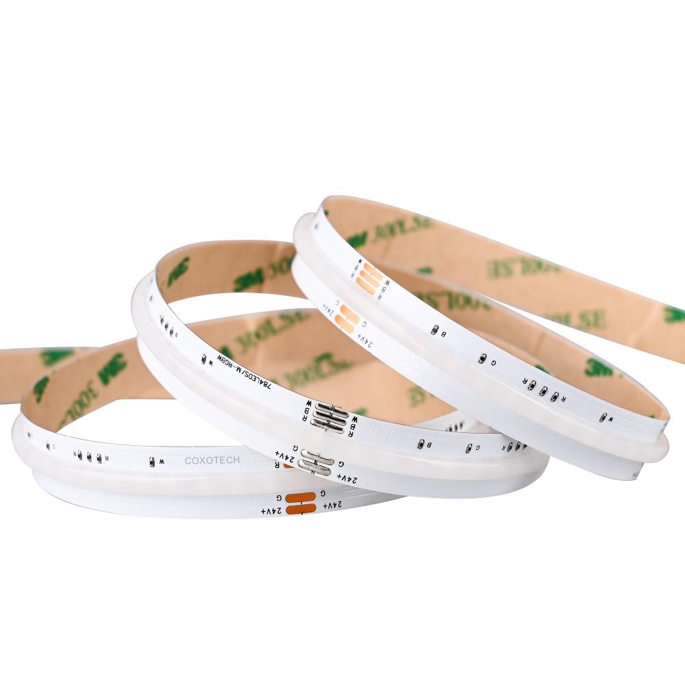 1meter 24V 784 LEDs RGBW COB Strip Light 12mm 20W/M