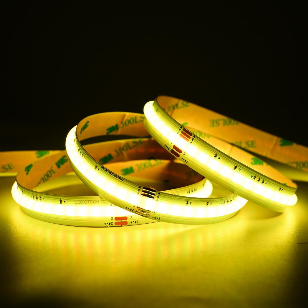 1meter 24V 784 LEDs RGBW COB Strip Light 12mm 20W/M