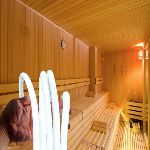 1m(3.28ft) 16x16mm 24V Sauna Light Neon LED IP68 