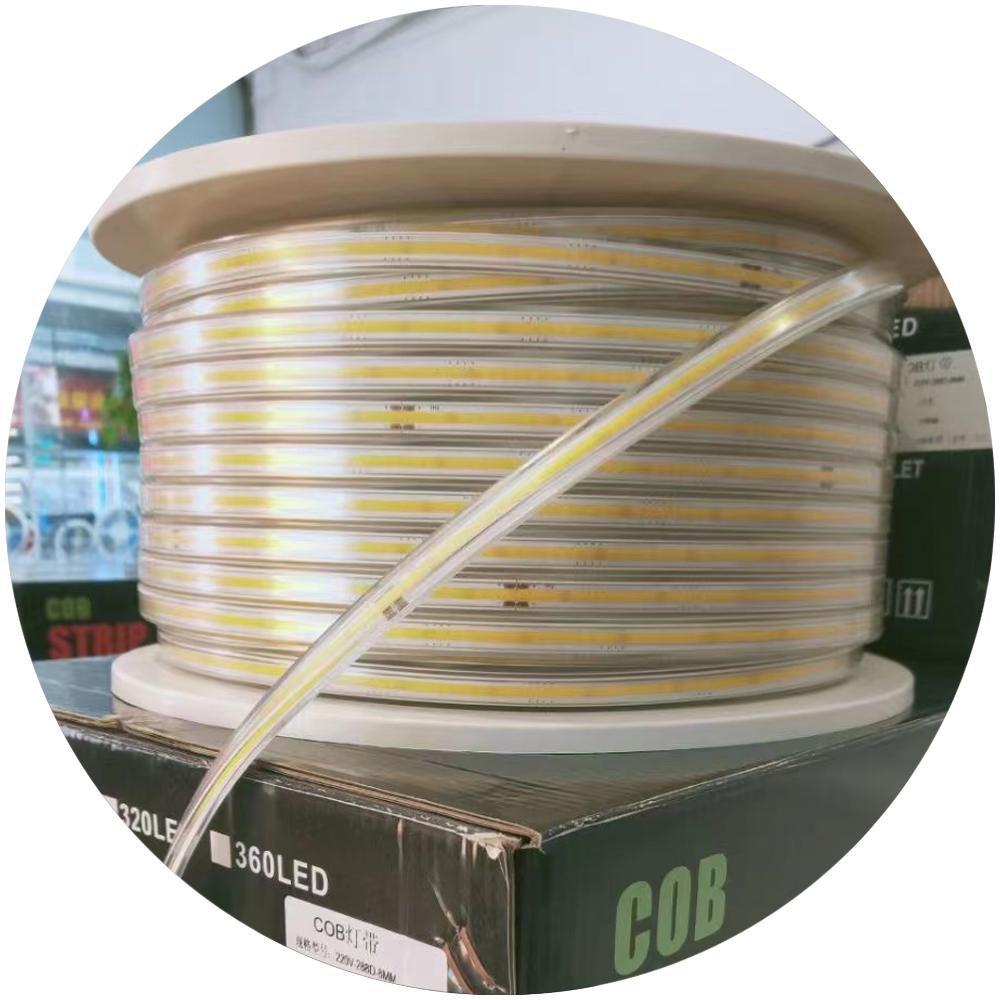 1meter 6x10mm AC230V COB LED Neon Strip PVC