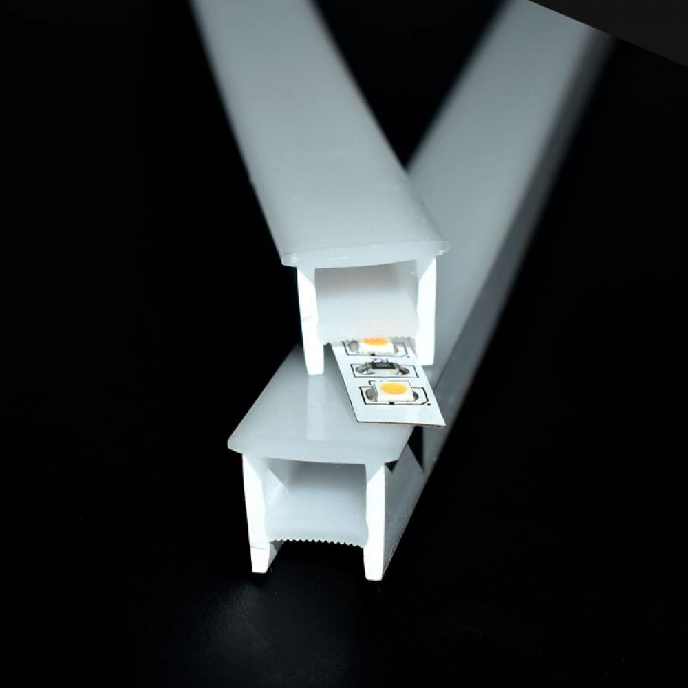 1meter 12x12mm Silicone Neon Tube Profile Only
