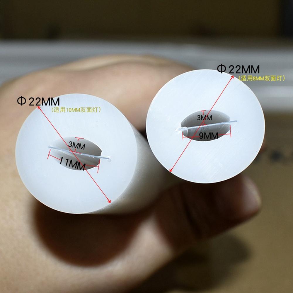 1meter D22x22mm Silicone Neon Tube Profile Only