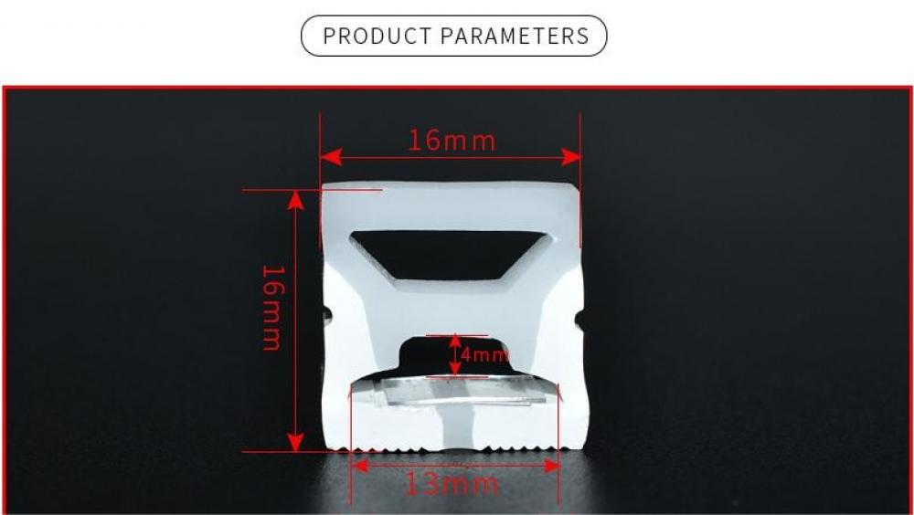1meter 16x16mm Silicone Neon Tube Profile Only
