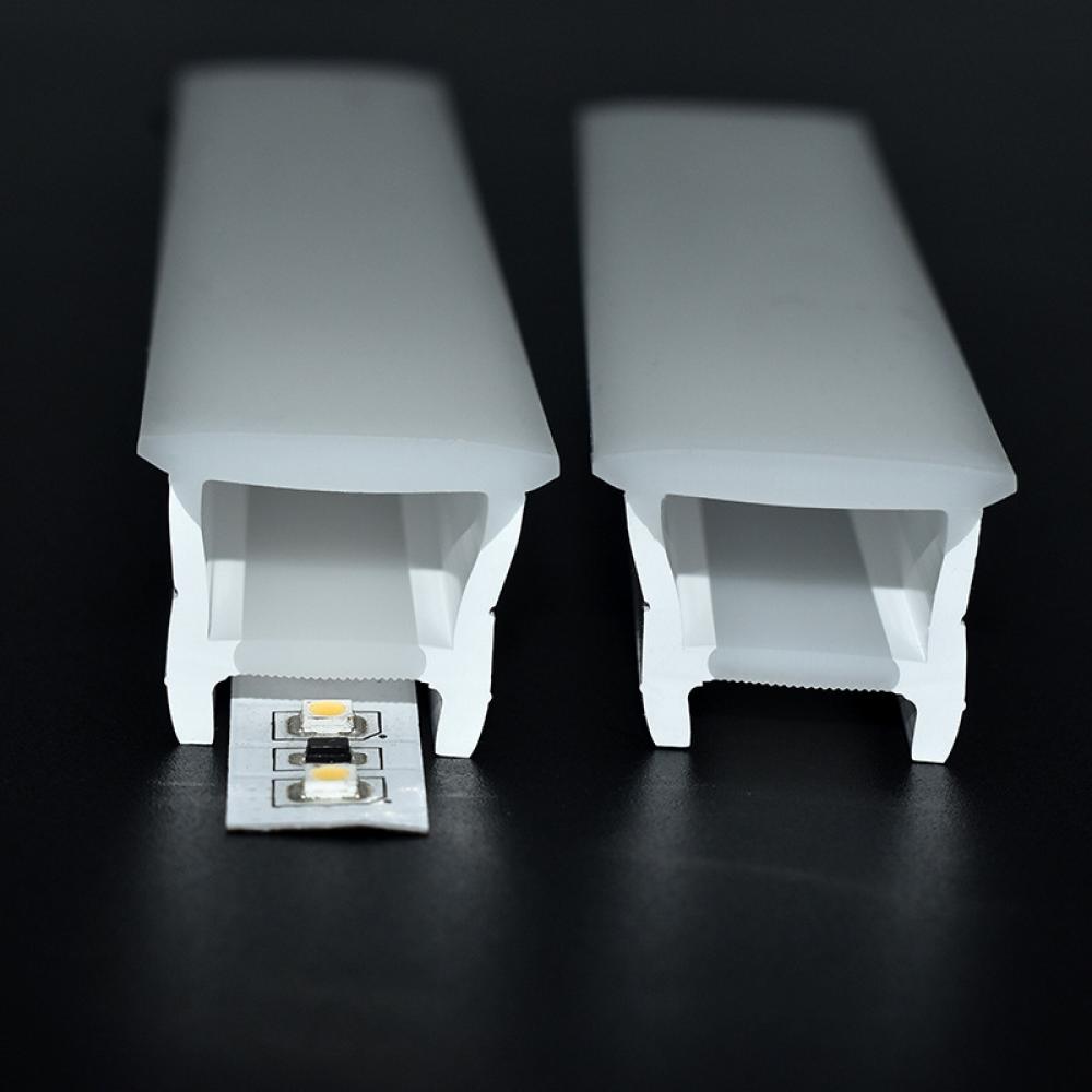 1meter 20x20mm Silicone Neon Tube Profile Only