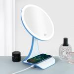 Wireless Charging 5x Magnifying Round Makeup LED Mirror 33X23X15cm What material is used?